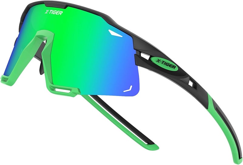 Xtiger Polarized Kids Sunglasses Youth Baseball Sunglasses UV400 Boys Girls Sports Sun Glasses for Softball Cycling Scooter - Image 1